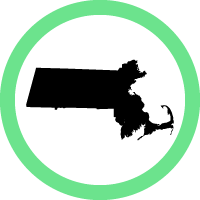 State of Maryland in a green circle
