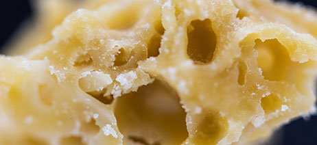 Close up on a pile of cannabis wax