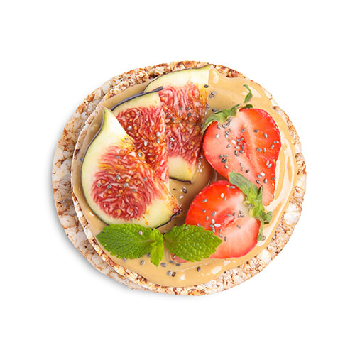 Marijuana firecracker with strawberries and figs