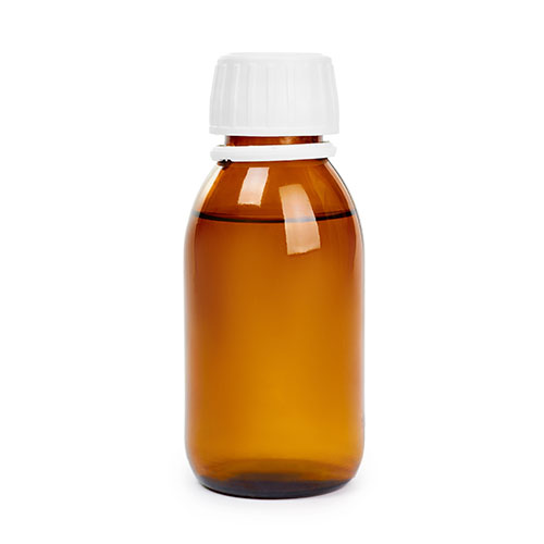 Brown tincture bottle