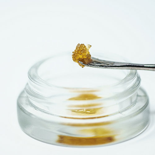 Close up of THC terp sauce