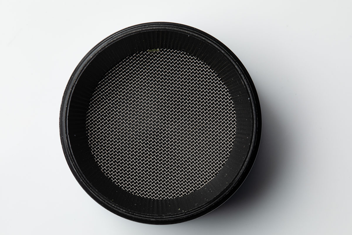 Black metal kief catcher