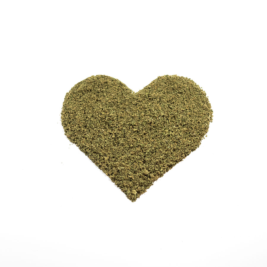 Heart made by kief