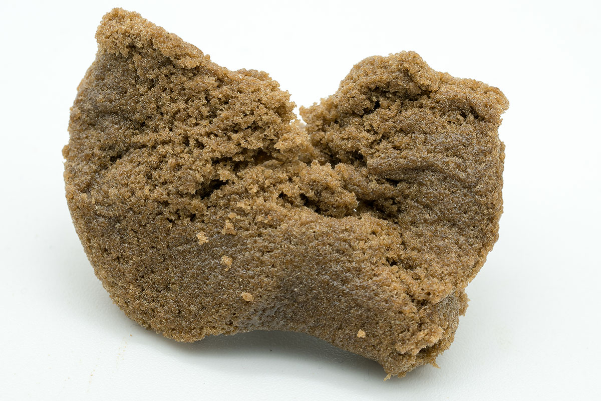 Bubble hash on a white background